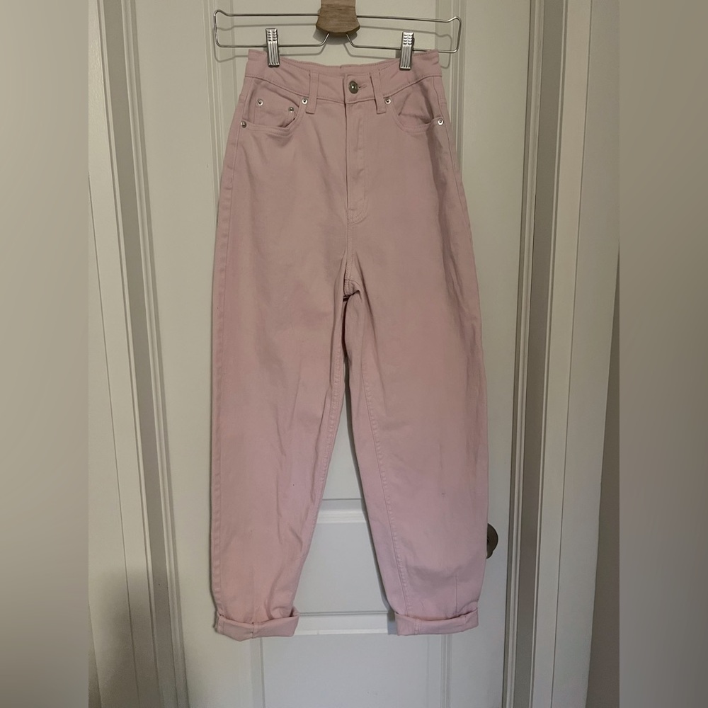 H&M pink high waisted  pants 🩷🦩